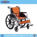 Sedia a rotelle pieghevole leggera per trasferimento per anziani disabili in gravidanza